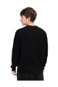 pull-en-laine-noir-avec-logo