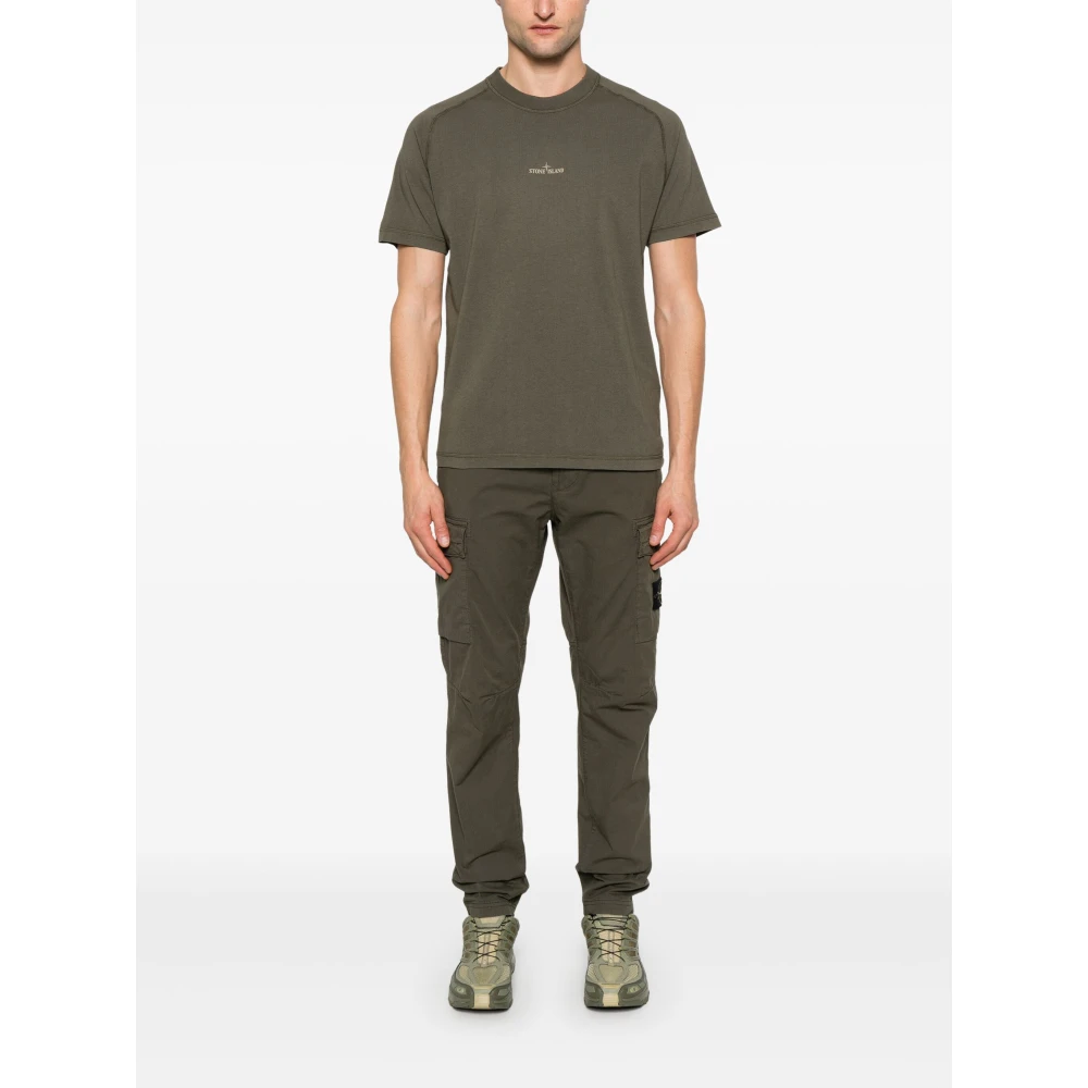 Stone Island Groene Cargo Broek met Ritszakken Green Heren