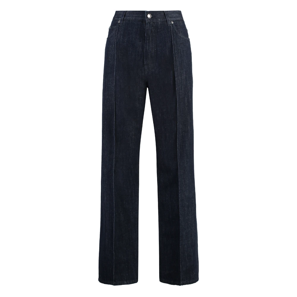 Dolce & Gabbana Straight-Leg Jeans 100% Katoen Blue Dames