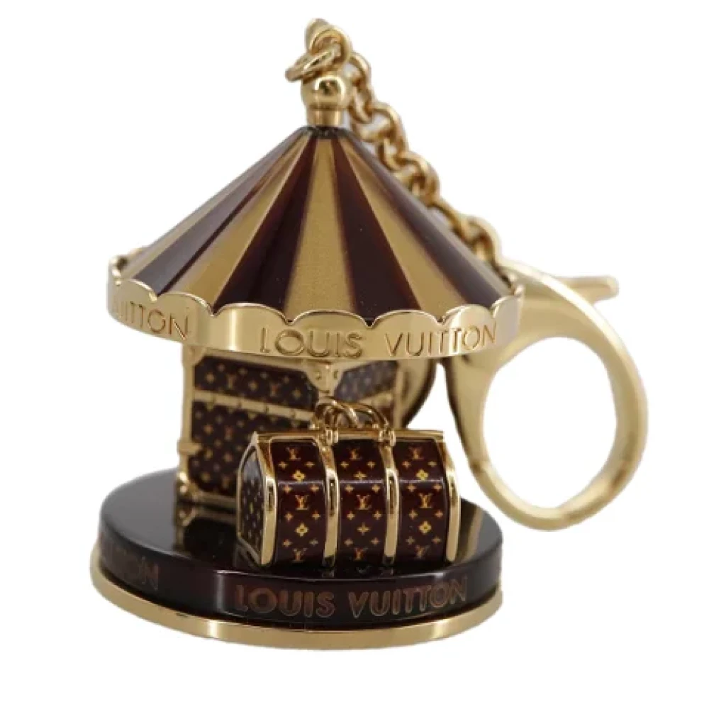 Louis Vuitton Vintage Pre-owned Metal key-holders Yellow Dames