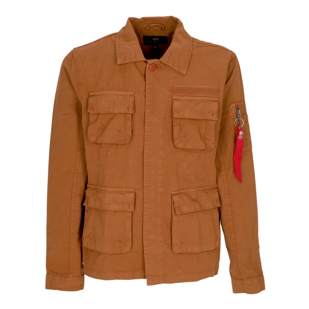 alpha industries Ripstop Cargo Overshirt Jas Hazel Brown Heren