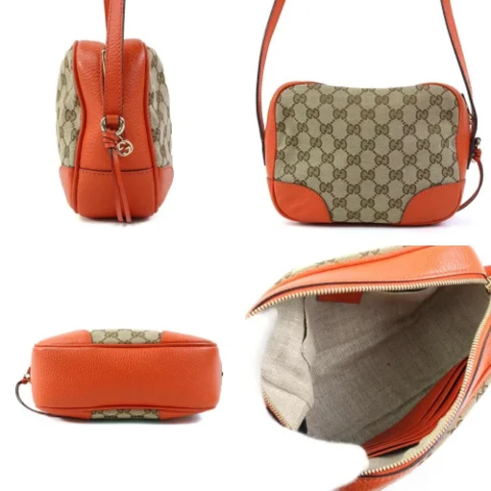Gucci Vintage Pre-owned Leather gucci-bags Brown Dames
