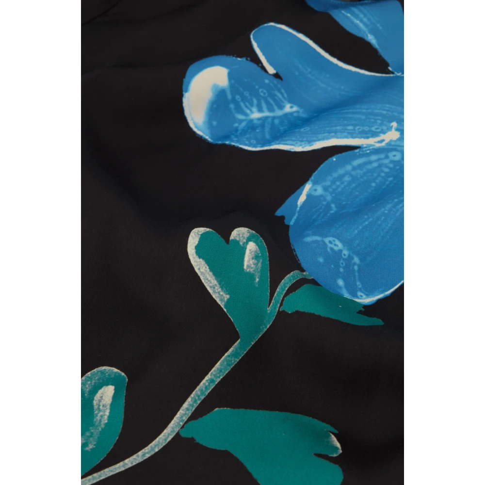 Fabienne Chapot Bloemenprint Midi Jurk Black Dames