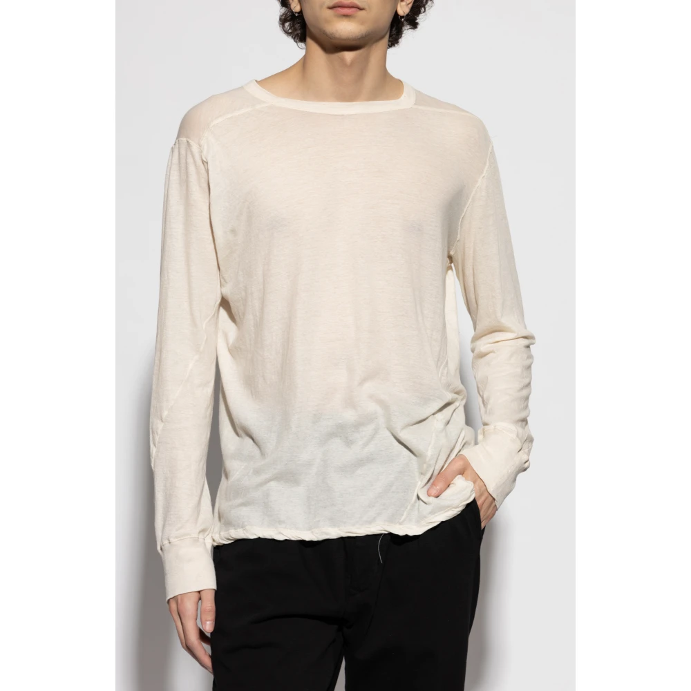 Rick Owens Level LS T Beige Heren