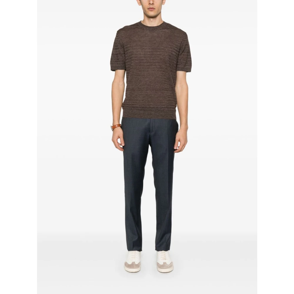 Corneliani Luxe Bruine Trui voor Mannen Brown Heren