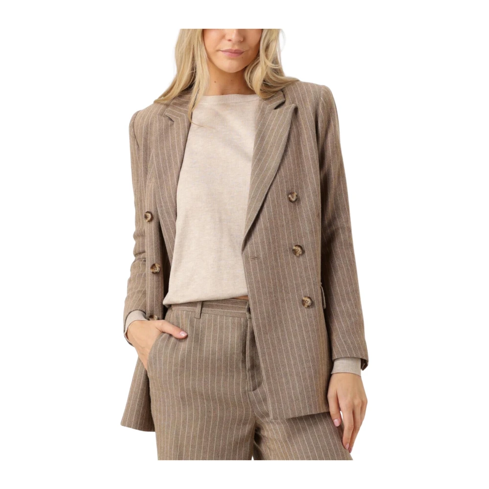 MOS MOSH Bruine Blazer voor Stijlvolle Vrouwen Brown Dames
