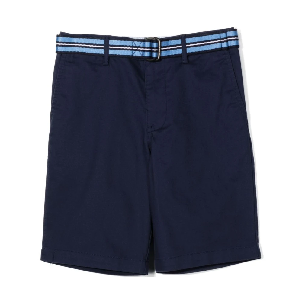 Polo Ralph Lauren Blue Belted Chino Shorts - Male - Shorts - 2 Y - Kids