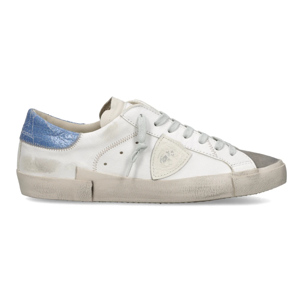 Philippe Model Men's White Sneakers, 7 Uk, Prsx Tennis