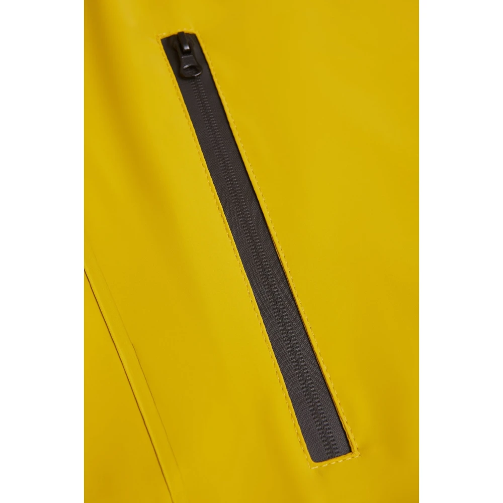 Stutterheim Matte Lange Regenjas met Aqua-Guard Zakken Yellow Dames