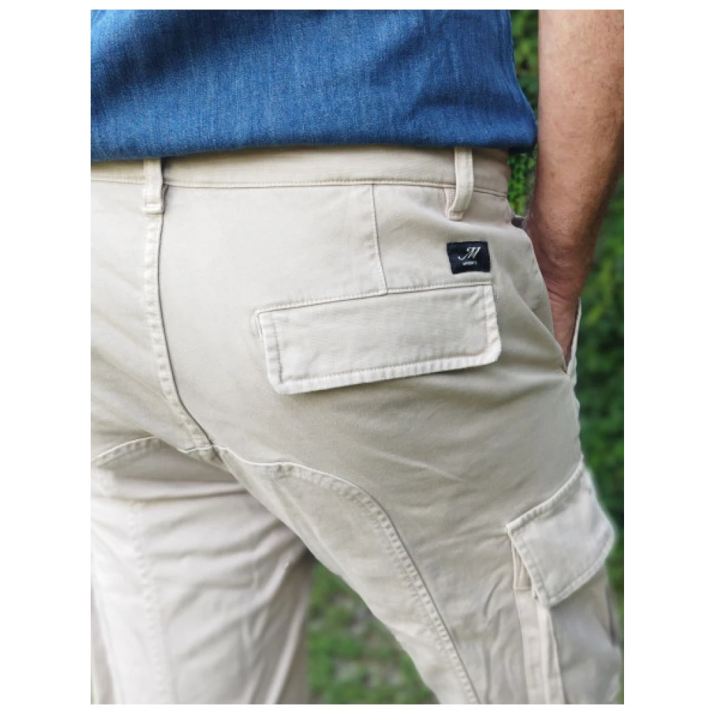 Mason's Extra Slim Cargo Broek Beige Heren