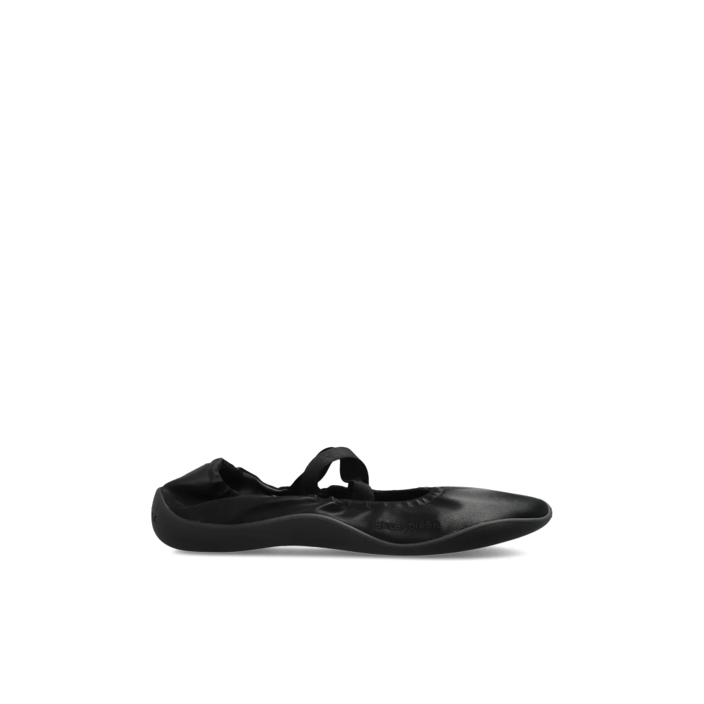 Balenciaga Women's Black Shibuya Ballet Flats - Ballerina Shoes - 5 Uk - Shoes