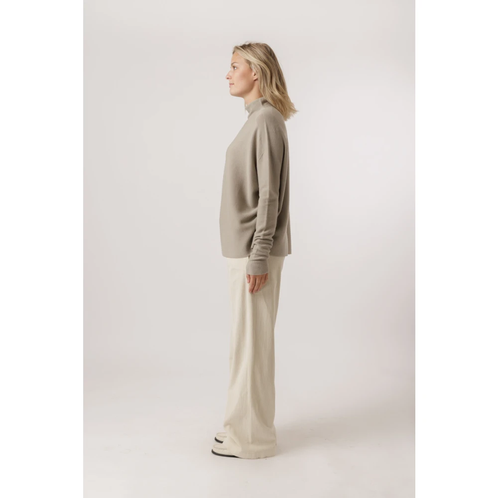 drykorn Bruine Oversized Coltrui Beige Dames