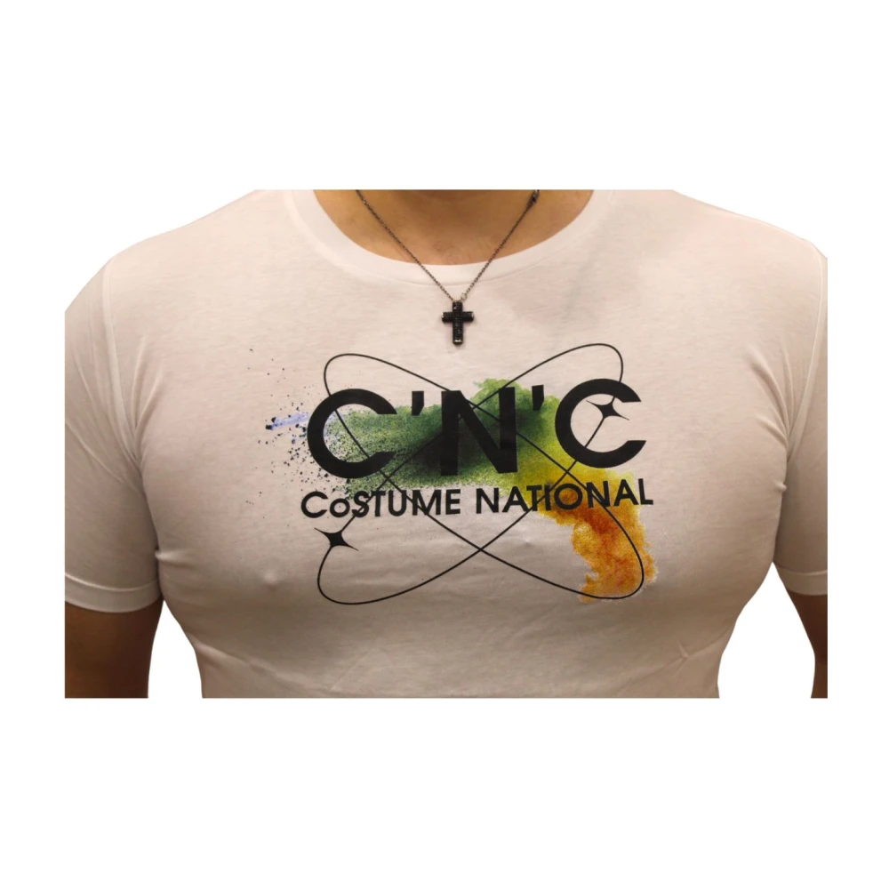 Costume National Korte Mouw T-shirt White Heren