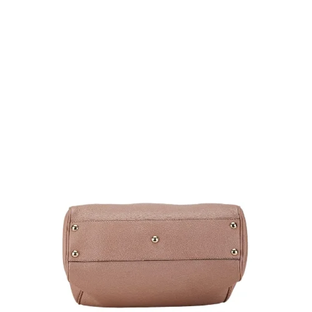 Gucci Vintage Pre-owned Leather handbags Pink Dames