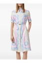 robe-chemise-multicolore-en-twill-de-soie-avec-imprime-meduse