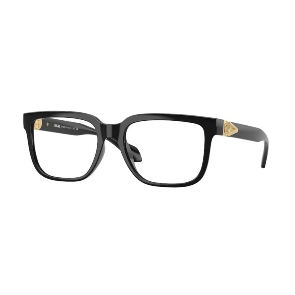 Versace Men's Black Glasses, 55 Mm, Optical Frame