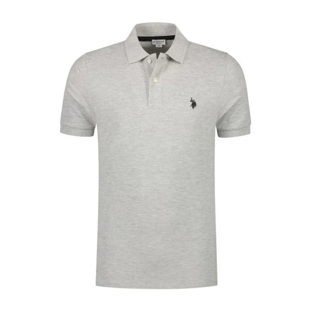 U.s. Polo Assn. Grå Kortärmad Pikétröja