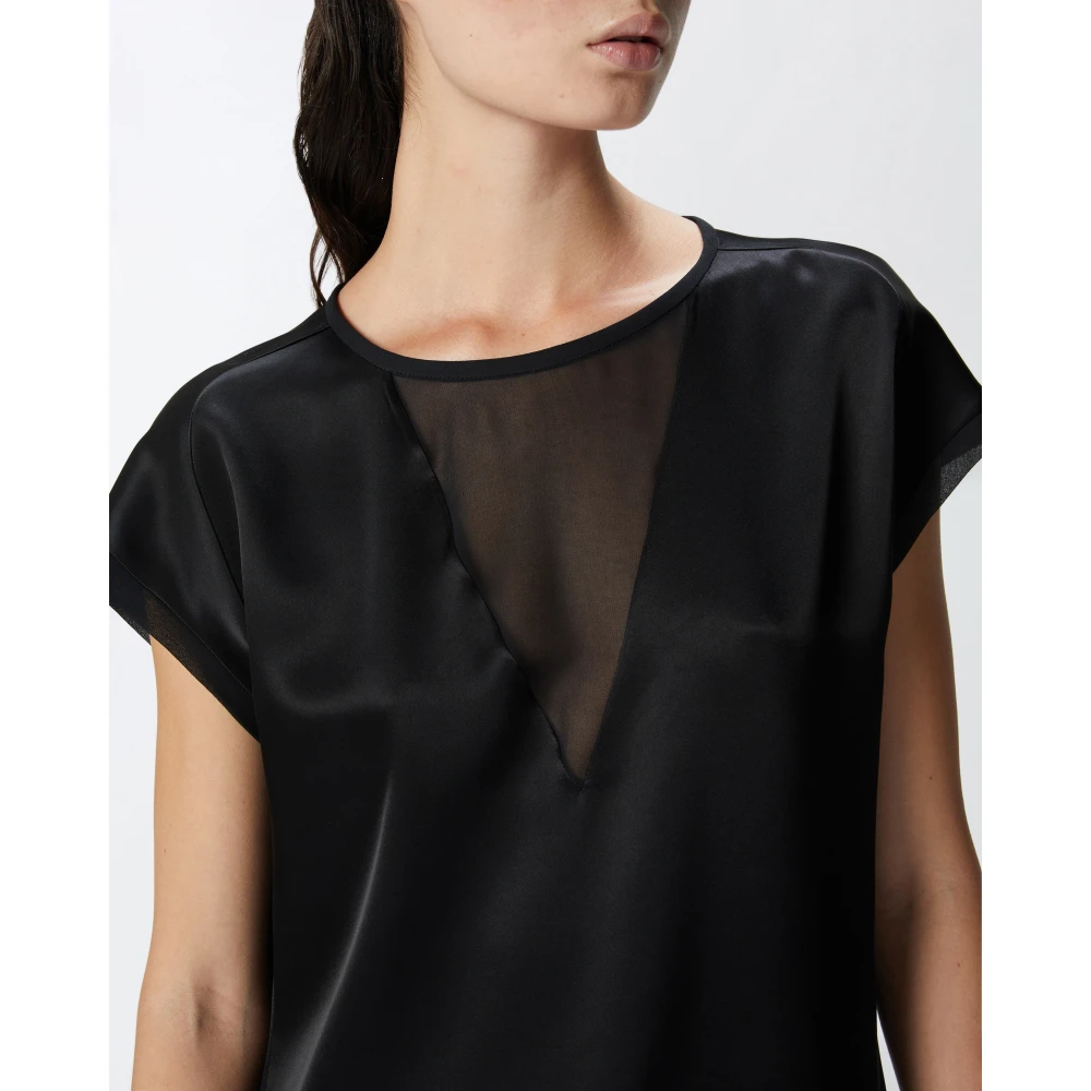 pinko Oranje Blouse Model 103951A206 Black Dames