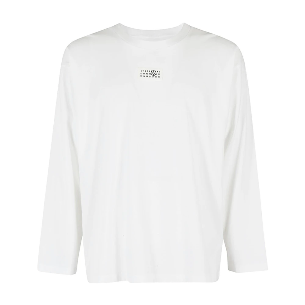 MM6 Maison Margiela Casual Wit T-Shirt White Heren