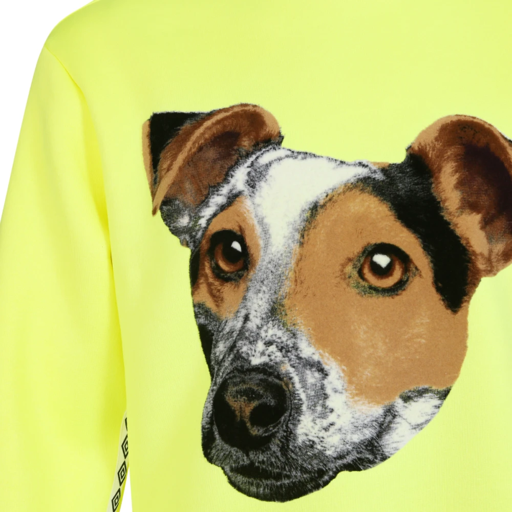 Umbro Lif Crewnec Dog Sweatshirt Yellow Heren
