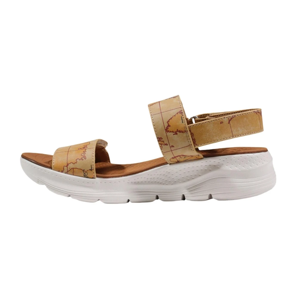 Alviero Martini 1A Classe Beige Flat Sandals, Female, 3 Uk, Wedge H50 Sandals
