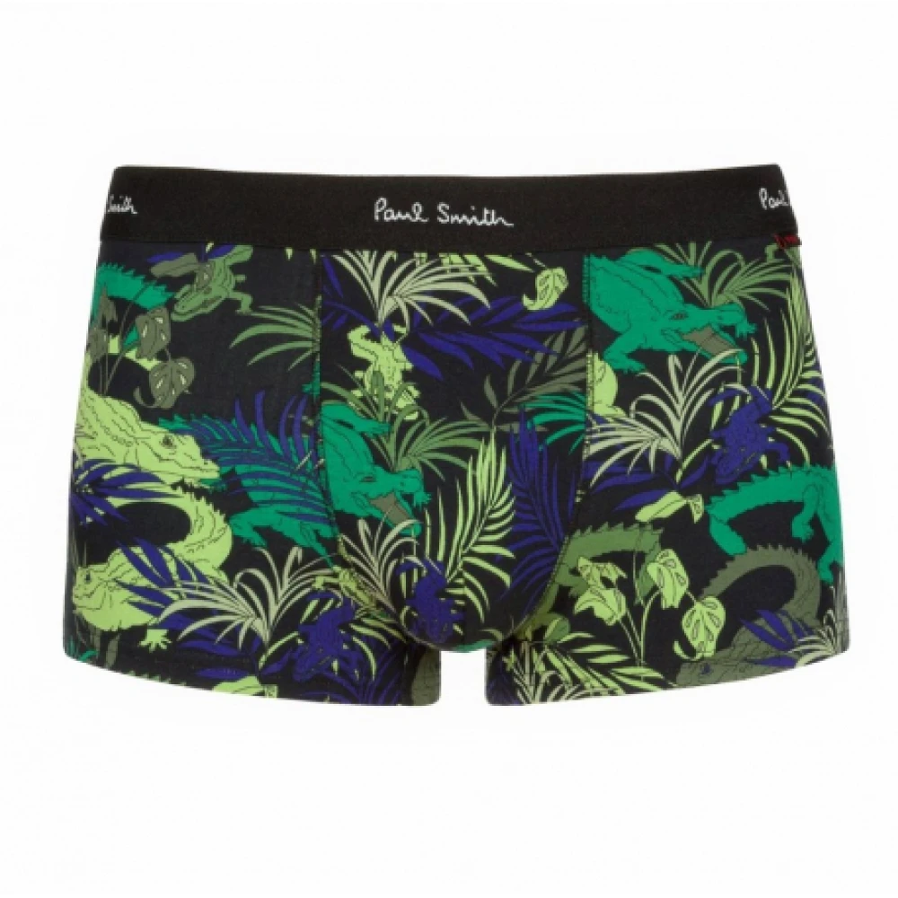 Paul Smith Onderkant Katoen Elastaan Samenstelling Green Heren