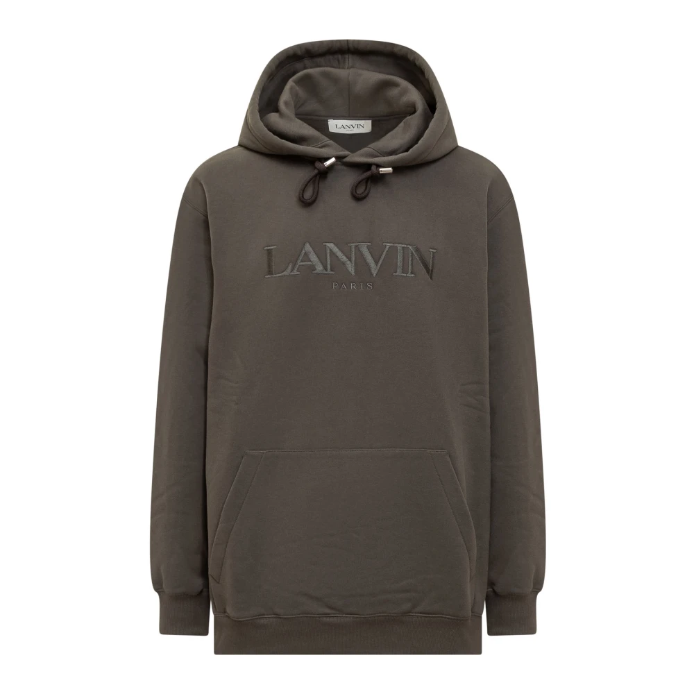 Lanvin Oversized Hoodie Green, Herr