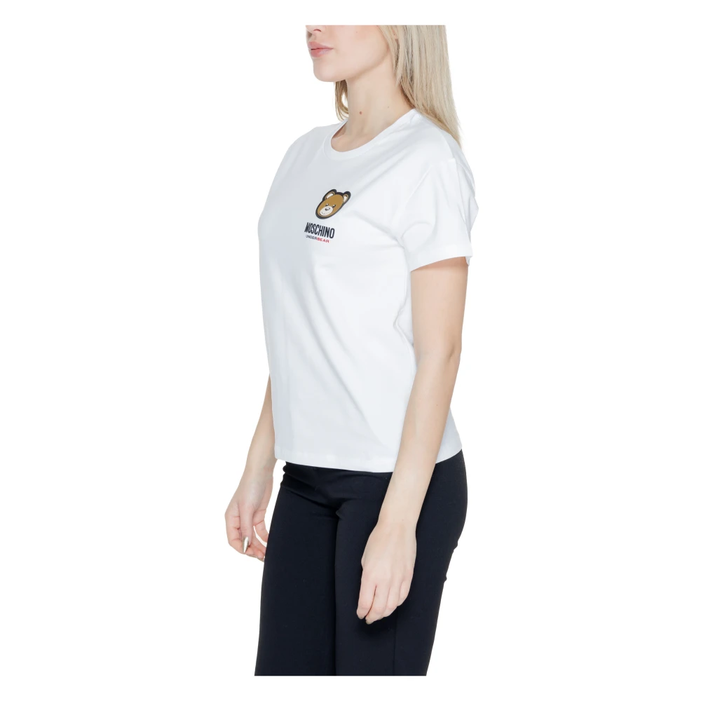 Moschino Stijlvol Wit Dames T-shirt White Dames