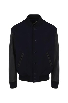 ribbed-collar-bomber-jacket-snap-closure