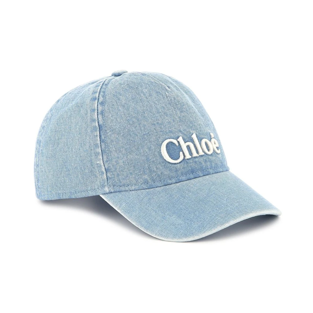 Chloé Blauwe Stijlvolle Hoeden Blue Dames