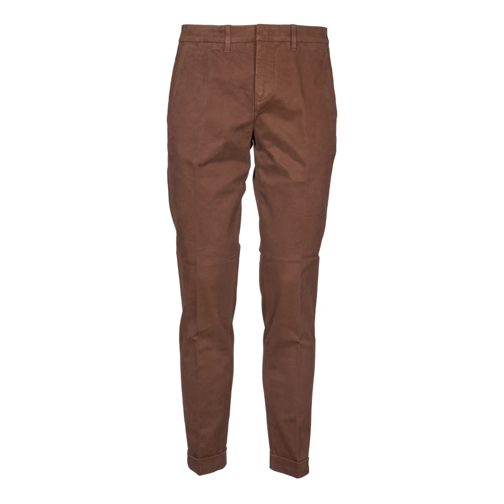 Fay Bruine Capri Broek met Zakken Brown Heren