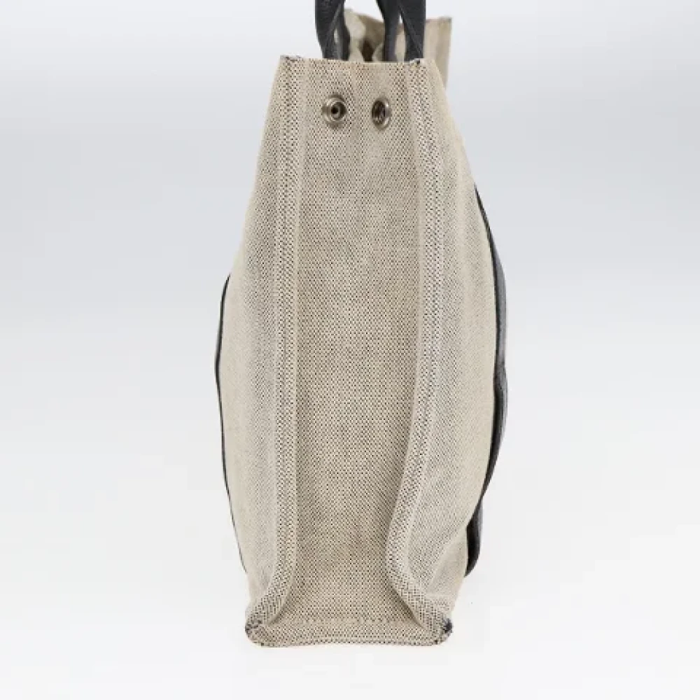 Hermès Vintage Pre-owned Canvas totes White Dames