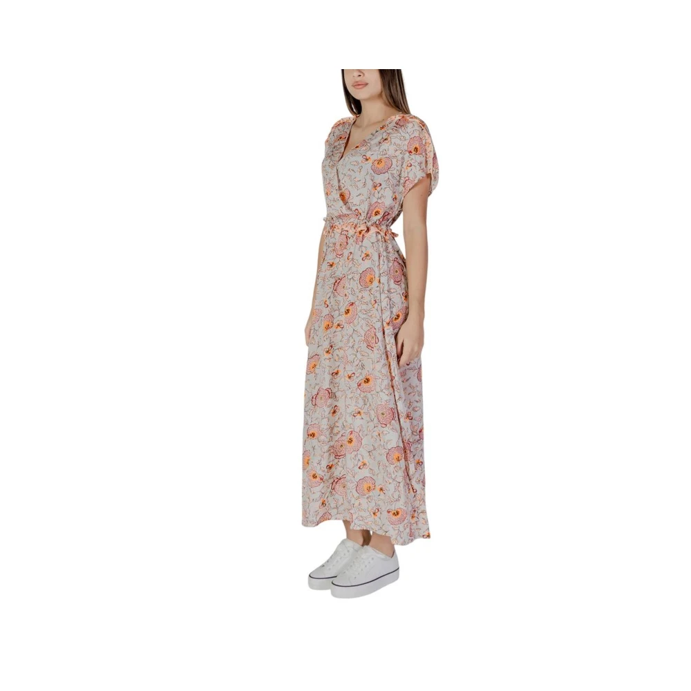 b.Young Katoenen Jurk Lente Zomer Collectie Multicolor Dames