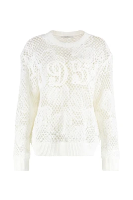 Farea Crew-Neck Tröja i Bomull