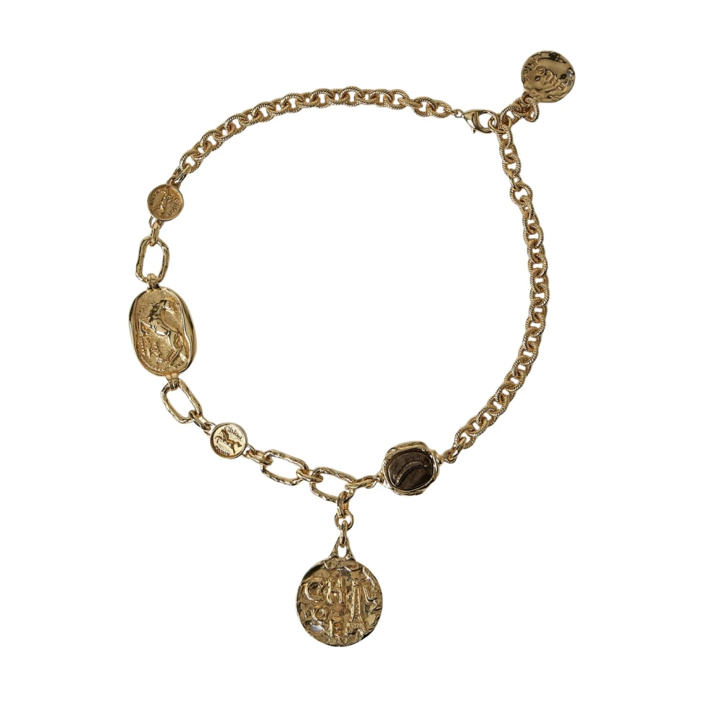 Chloé Women's Yellow Medals Choker Necklace