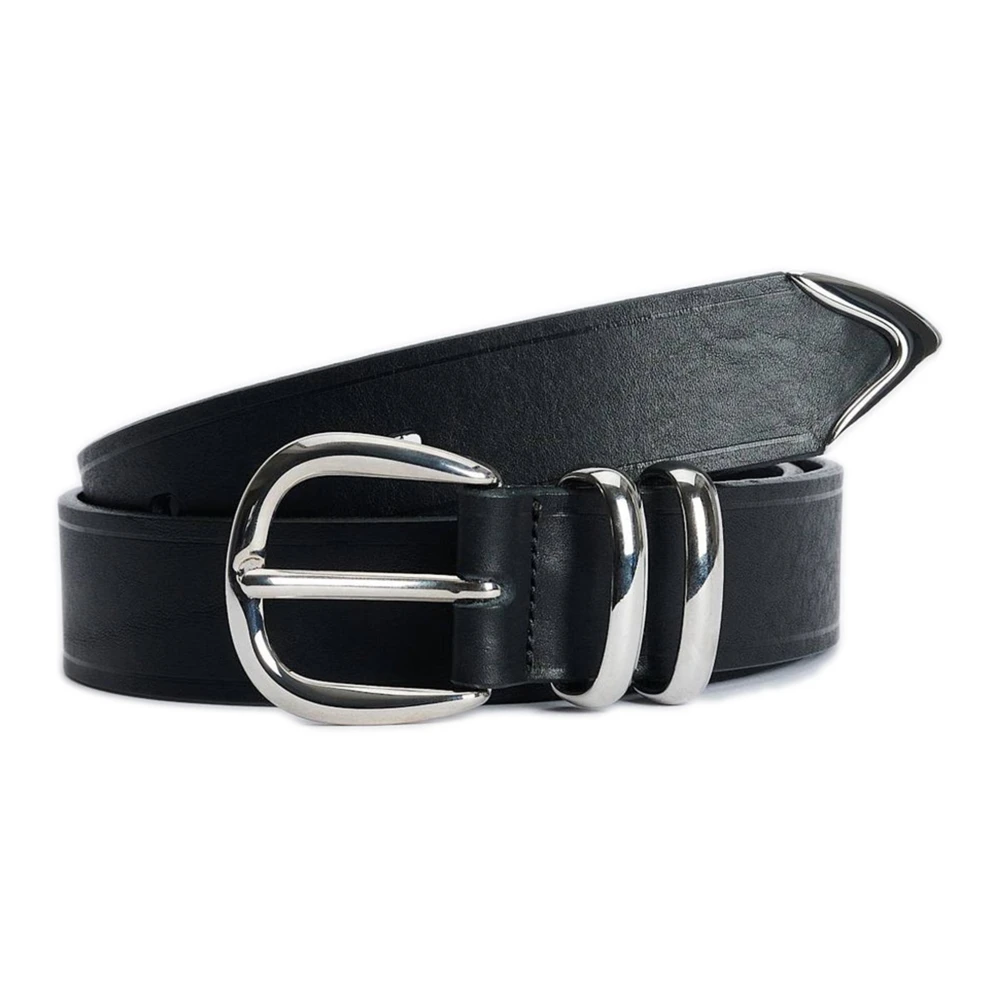 Sunflower Men's Black Tip End Belt