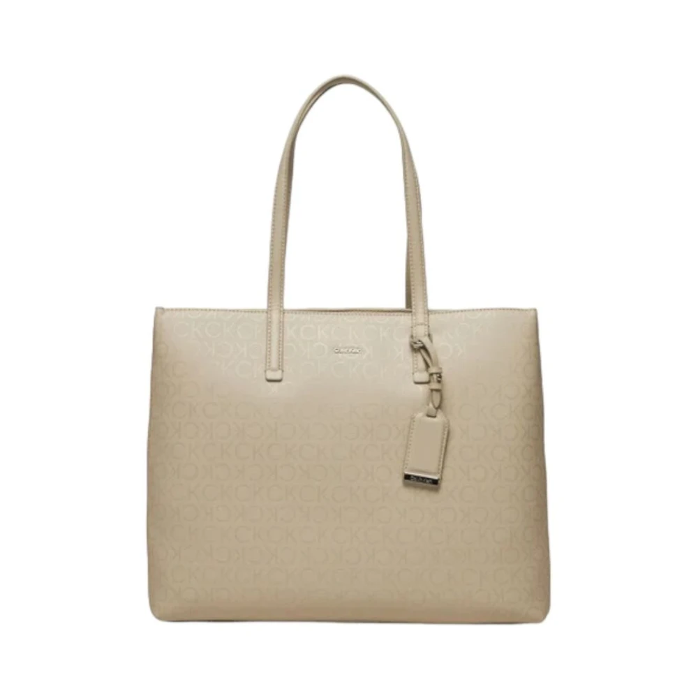 Calvin Klein Schoudertas Beige Dames
