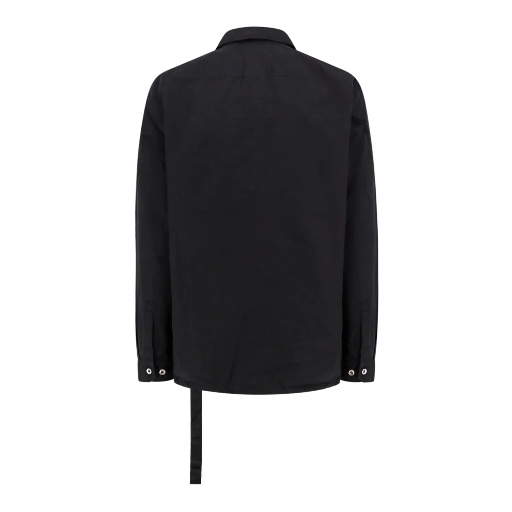 Rick Owens Overhemd met puntkraag Black Heren