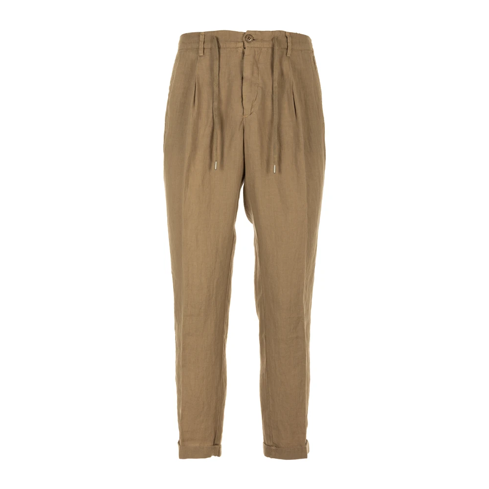 40Weft Beige Chino Broek Beige Heren