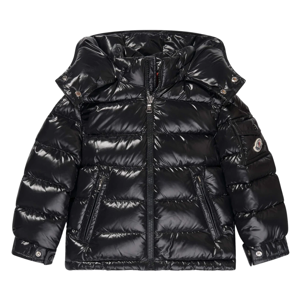Moncler Enfant Boys Black Down Padded New Maya Jacket In - 6 Yrs - Image 2