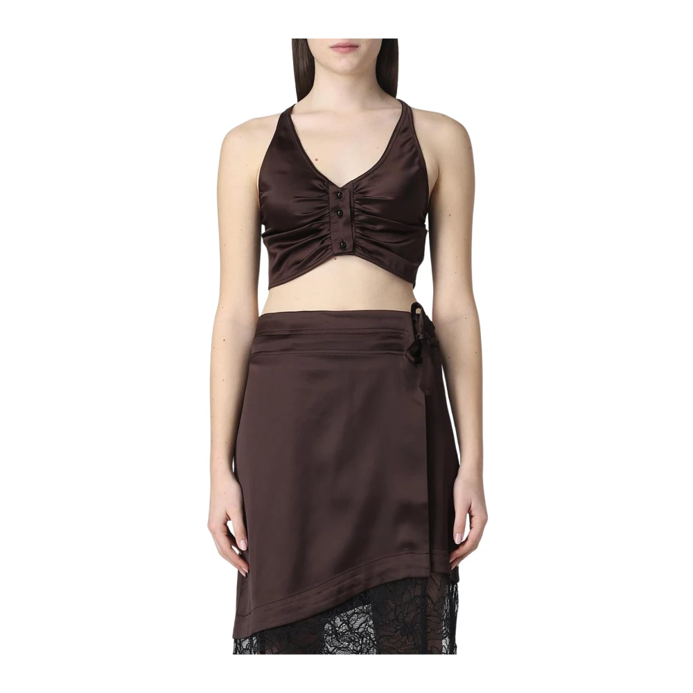 Tops > Sleeveless Tops - - Ganni - Modalova