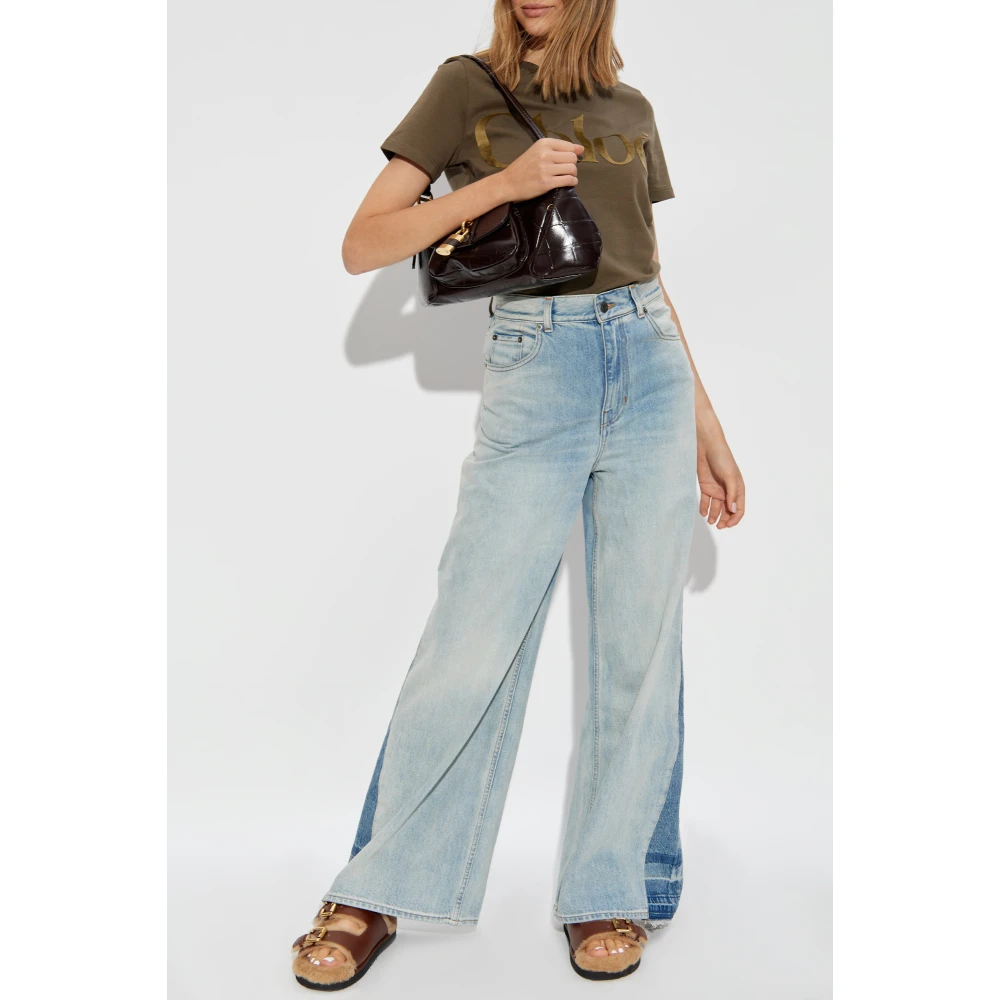 Chloé Jeans met vintage-effect Blue Dames