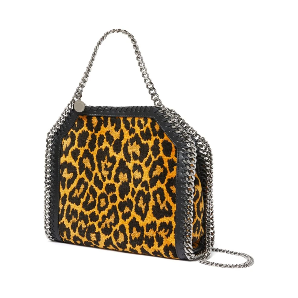 Stella Mccartney Luipaardprint Schoudertas Bruin Brown Dames