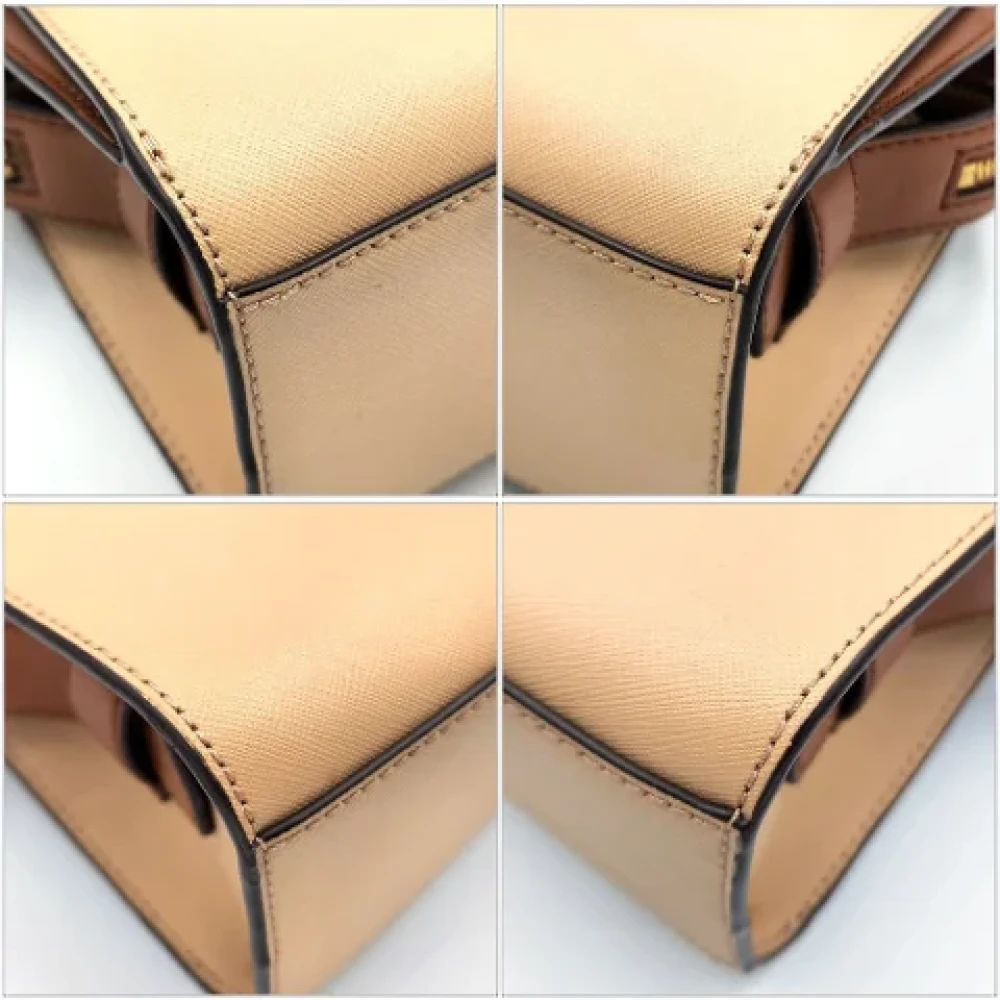 Michael Kors Pre-owned Leather handbags Beige Dames