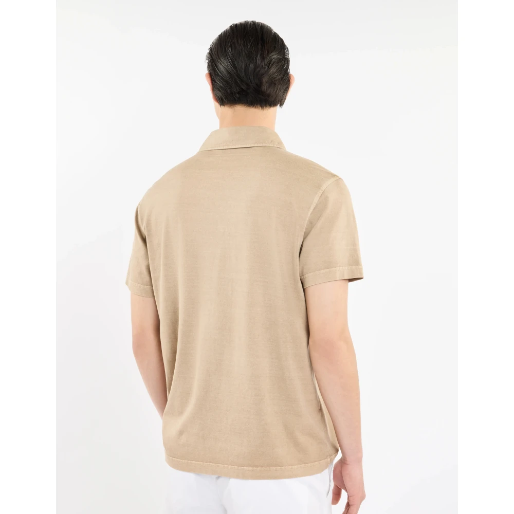 Fay Beige T-shirts en Polos Beige Heren