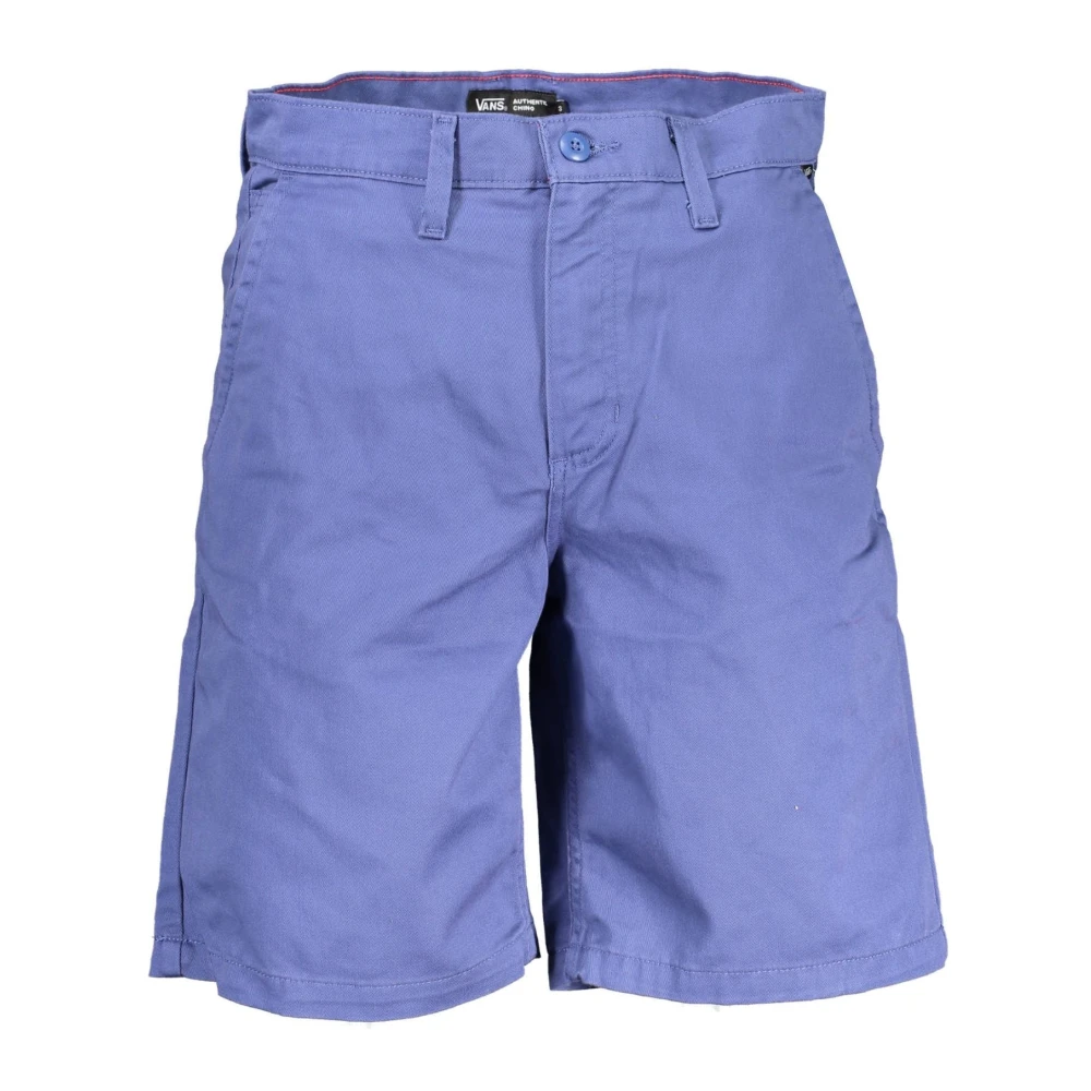 Vans Herr Blå Shorts W32, Bermuda Shorts Med Knapp Och Dragkedja
