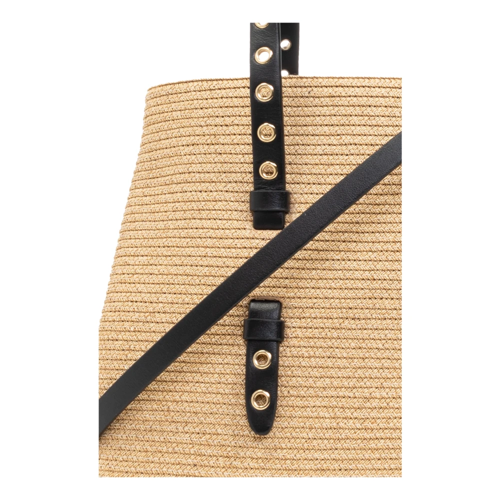 Alaïa Handtas Mina 25 Beige Dames