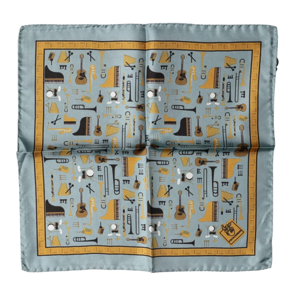 Dolce & Gabbana Men's Jazz Club Square Handkerchief Scarf