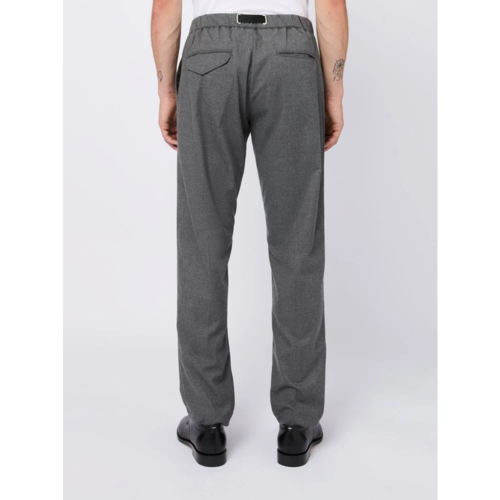 White Sand Grijze Broek met Riem voor Mannen Gray Heren