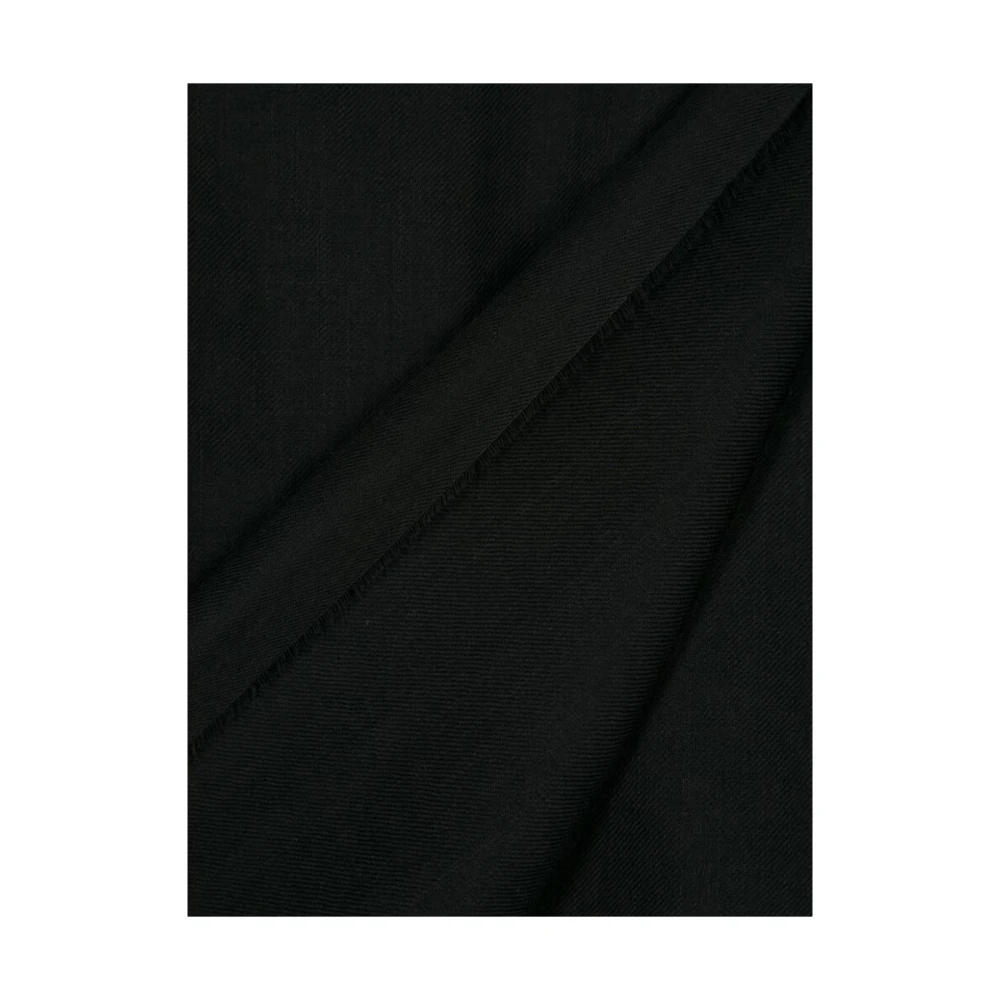 Lady Anne Kasjmier Zwarte Sjaal Wraparound Stijl Black Heren